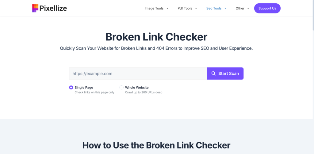 Broken Link Checker